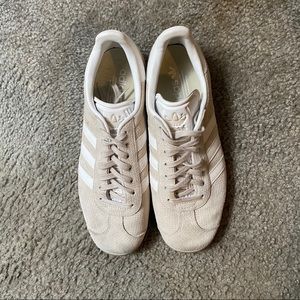Adidas Beige Gazelle Shoes